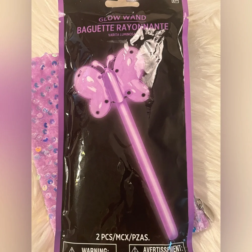 Ipsy Makeup Bag and Glow Butterfly Wand